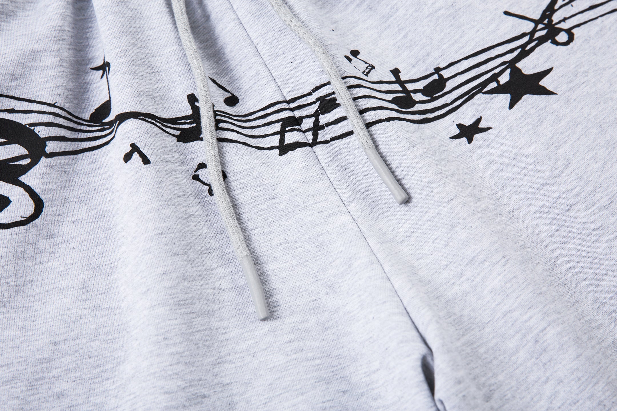 3-6-5.shop Music Graphic Wide-Leg Sweatpants