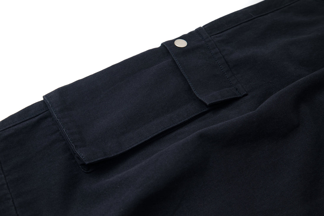 3-6-5.shop Cross Embroidered Cargo Pants