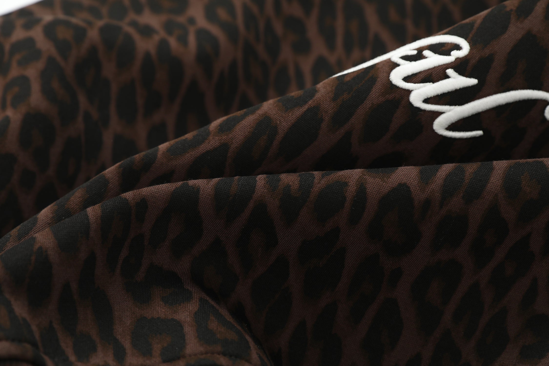 3-6-5.shop Leopard Crest Zip Hoodie