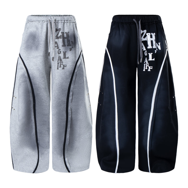 3-6-5.shop Curved Panel Sweatpants