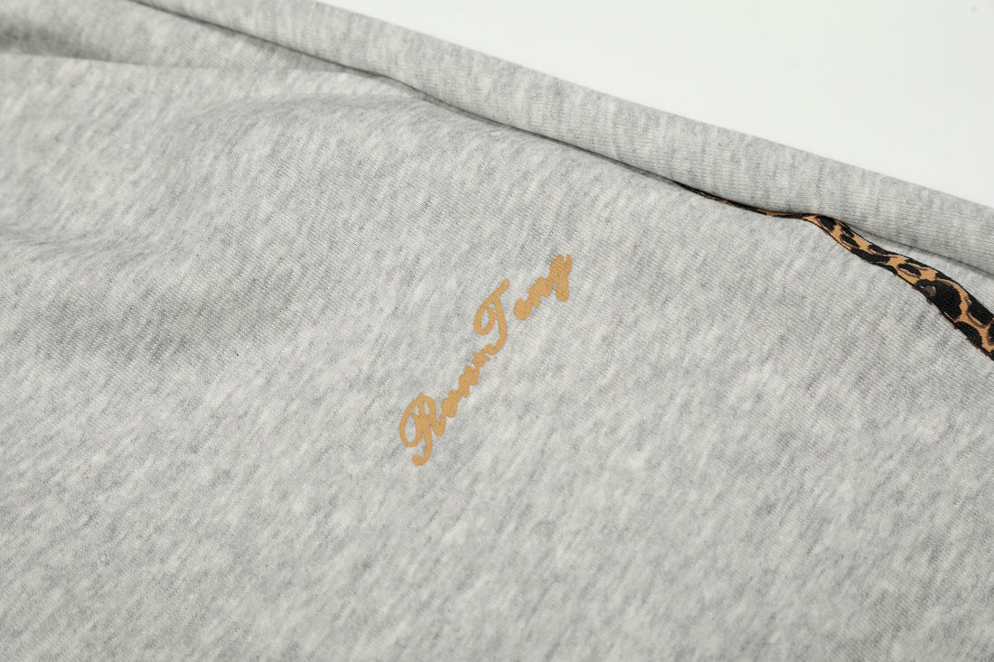 3-6-5.shop Leopard Stripe Loose Sweatpants