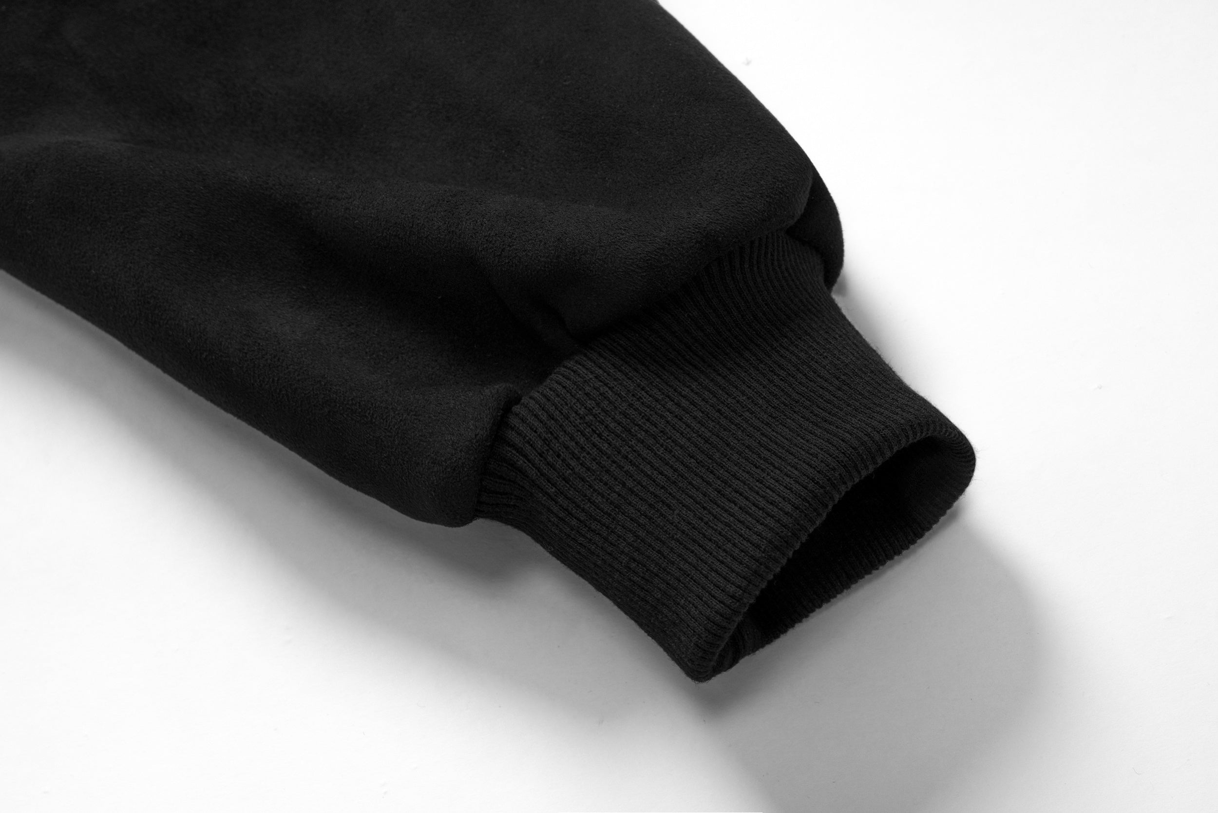 3-6-5.shop Gothic Embroidered Suede Zip Hoodie