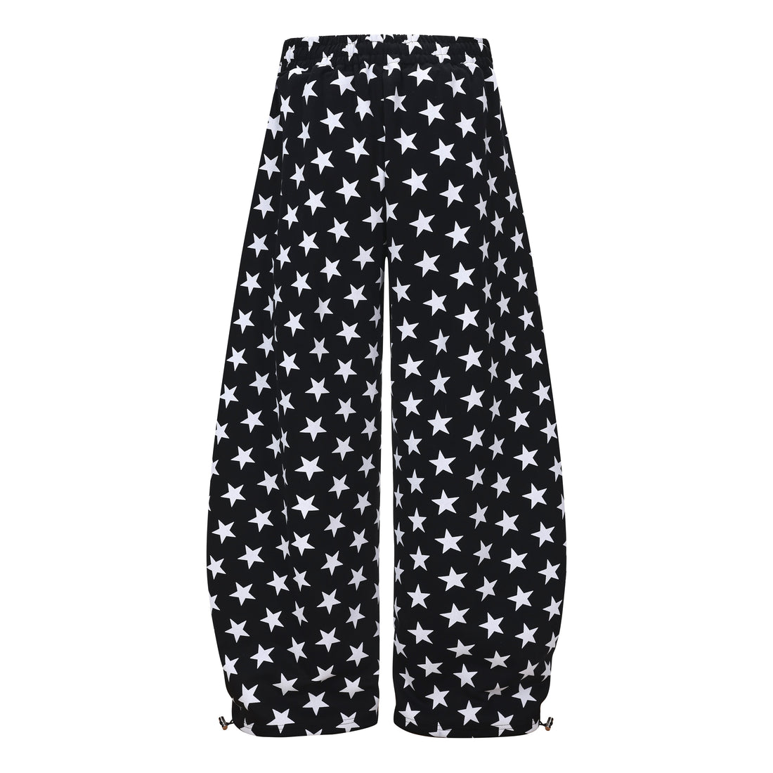 3-6-5.shop Star Print Wide-Leg Sweatpants