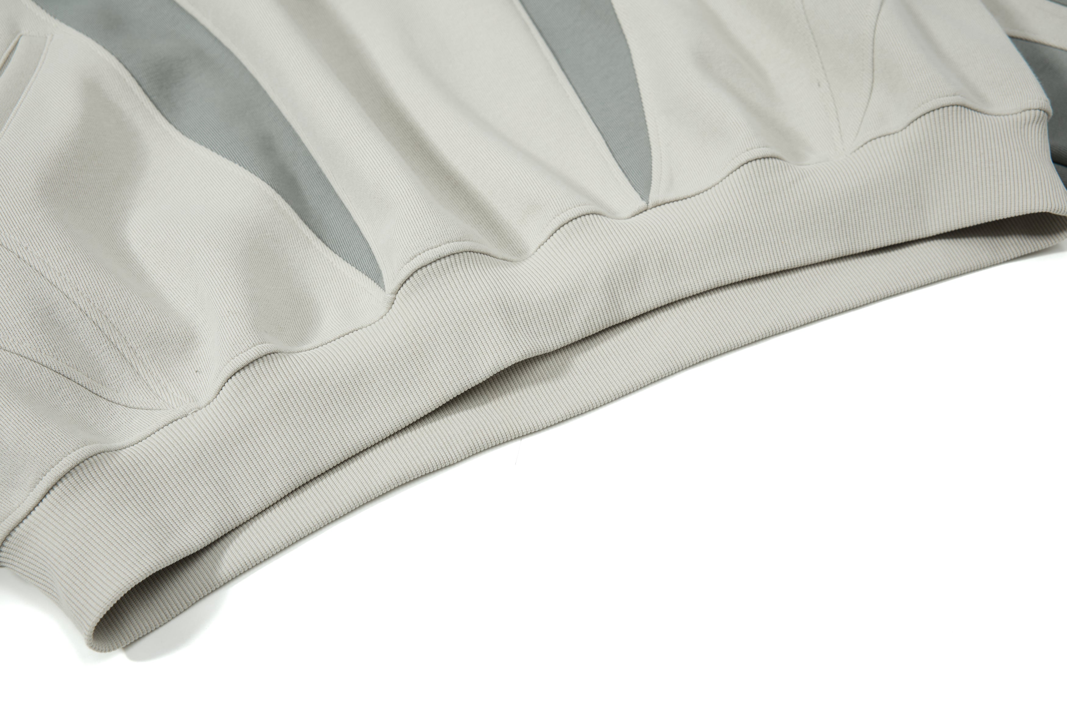 3-6-5.shop Multi-Panel Contrast Hooded Sweatshirt