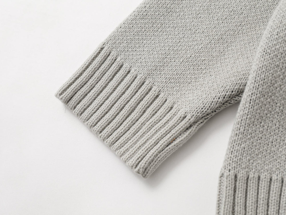 3-6-5.shop Eye Vision Knit Zip Cardigan