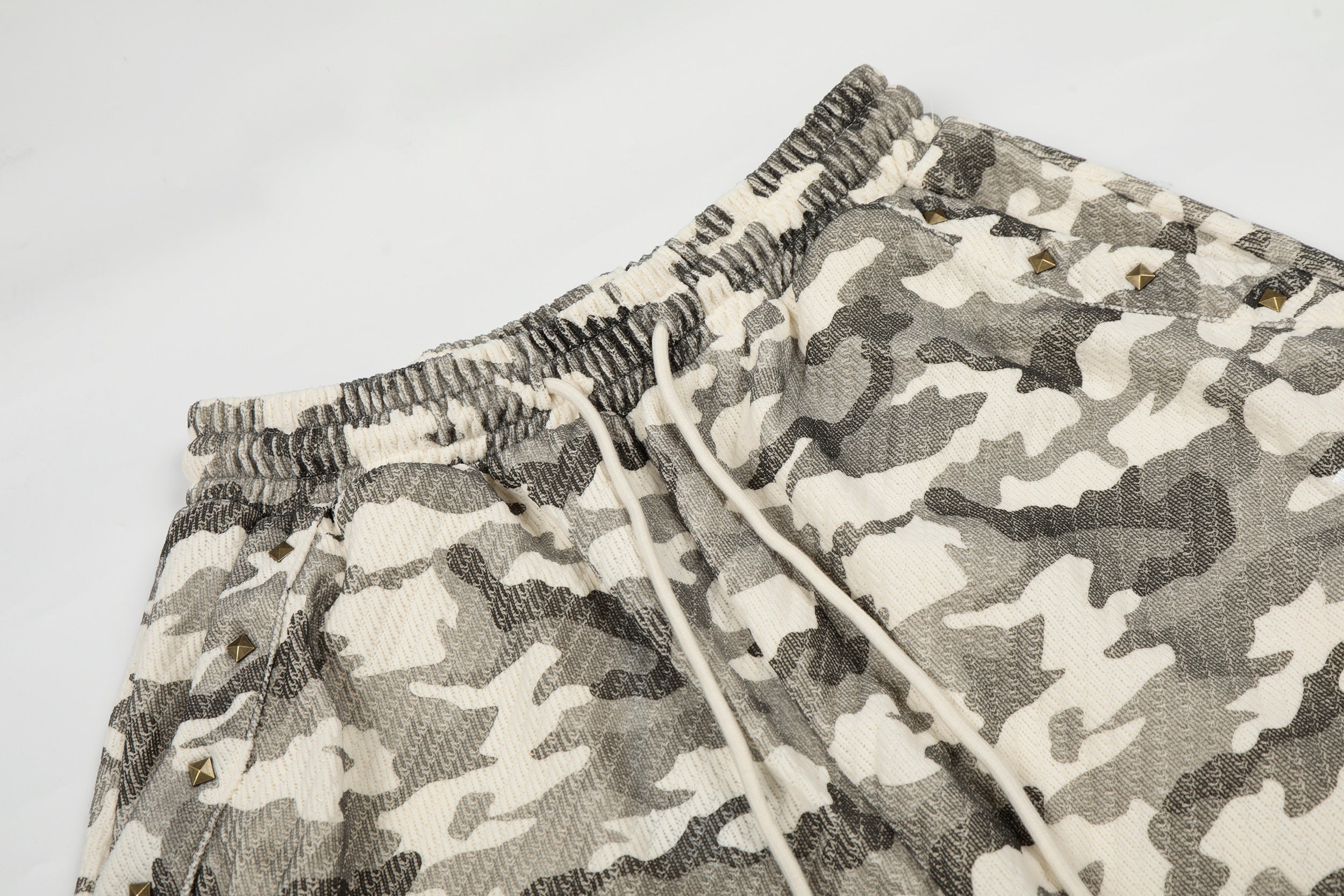 3-6-5.shop Vintage Camo Wide-Leg Sweatpants