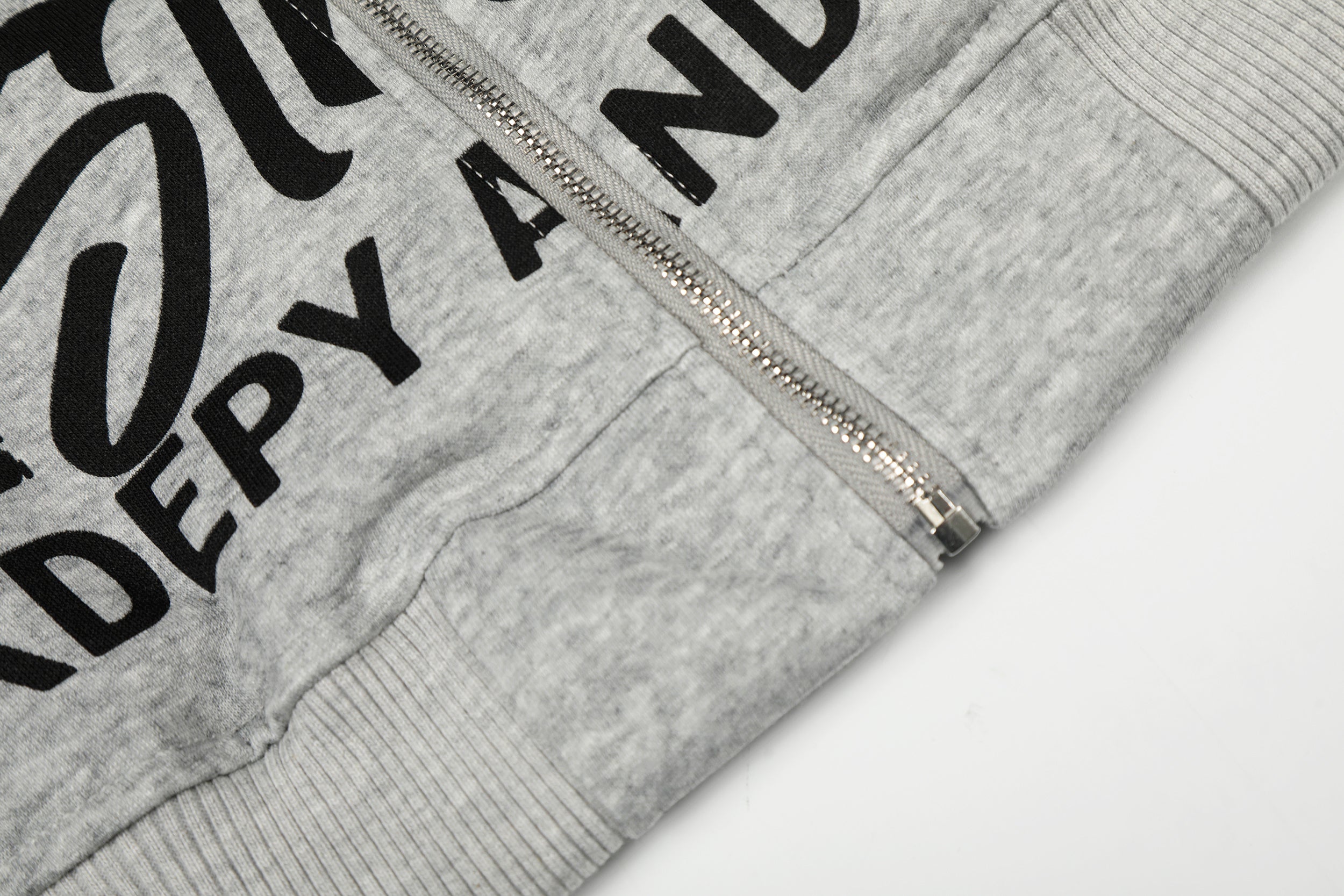 3-6-5.shop Street Manifesto Graphic Zip Hoodie