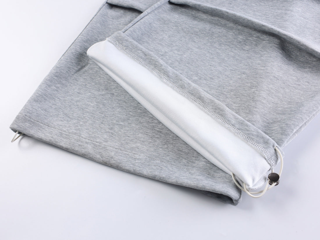 3-6-5.shop 77 Patchwork Wide-Leg Sweatpants