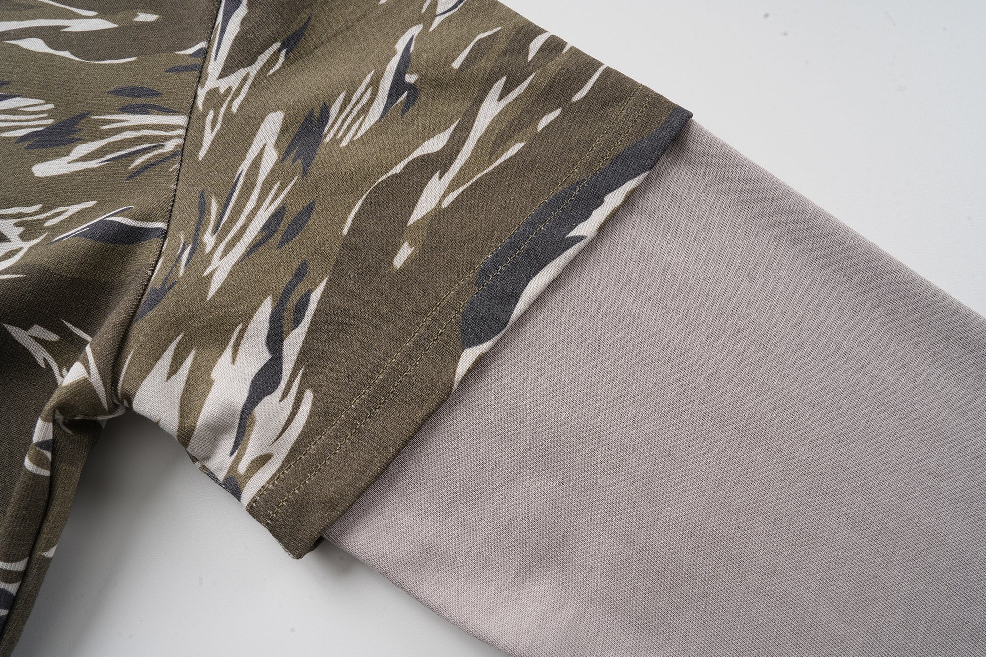3-6-5.shop Camo Layered Long Sleeve Tee*