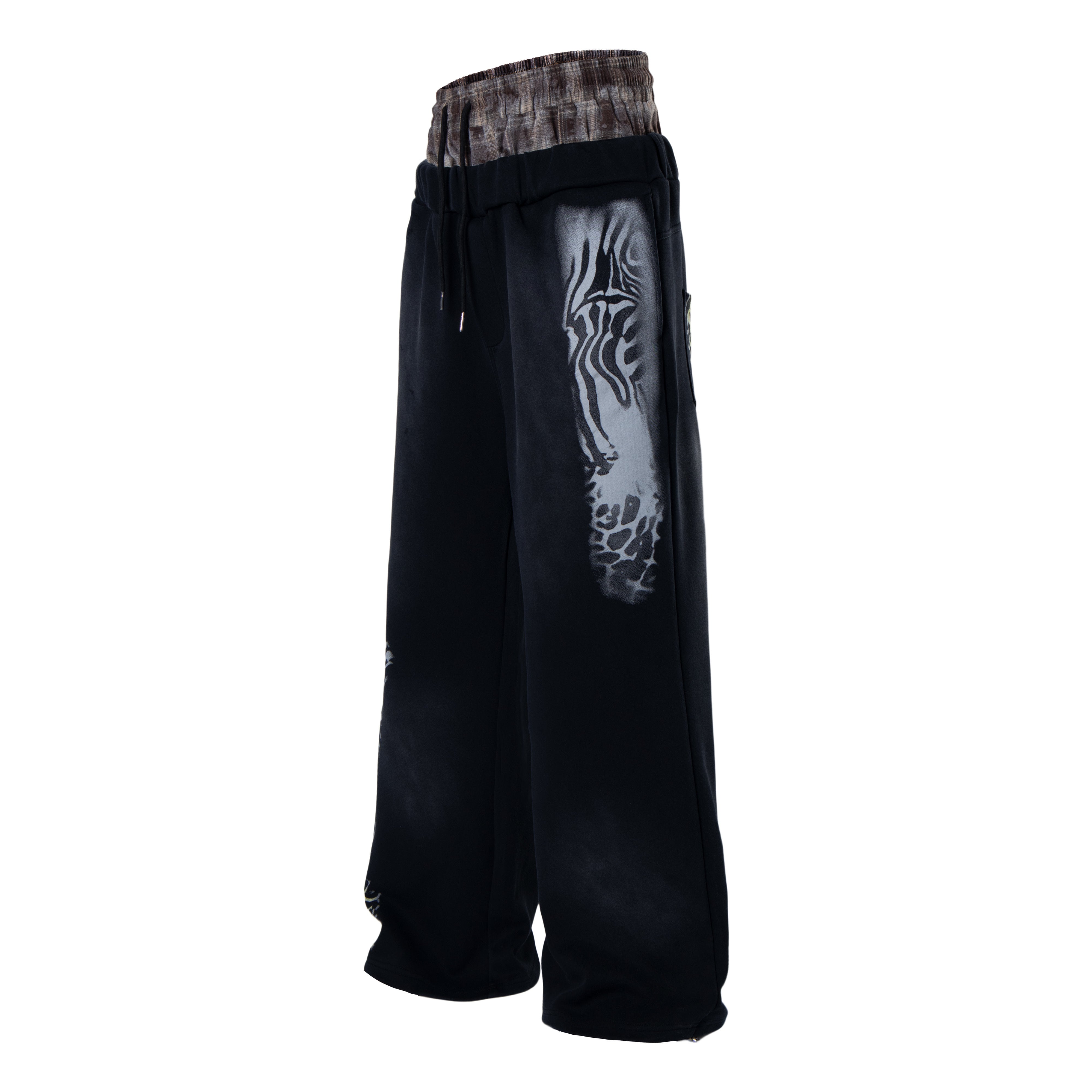3-6-5.shop Wild Fusion Graphic Sweatpants