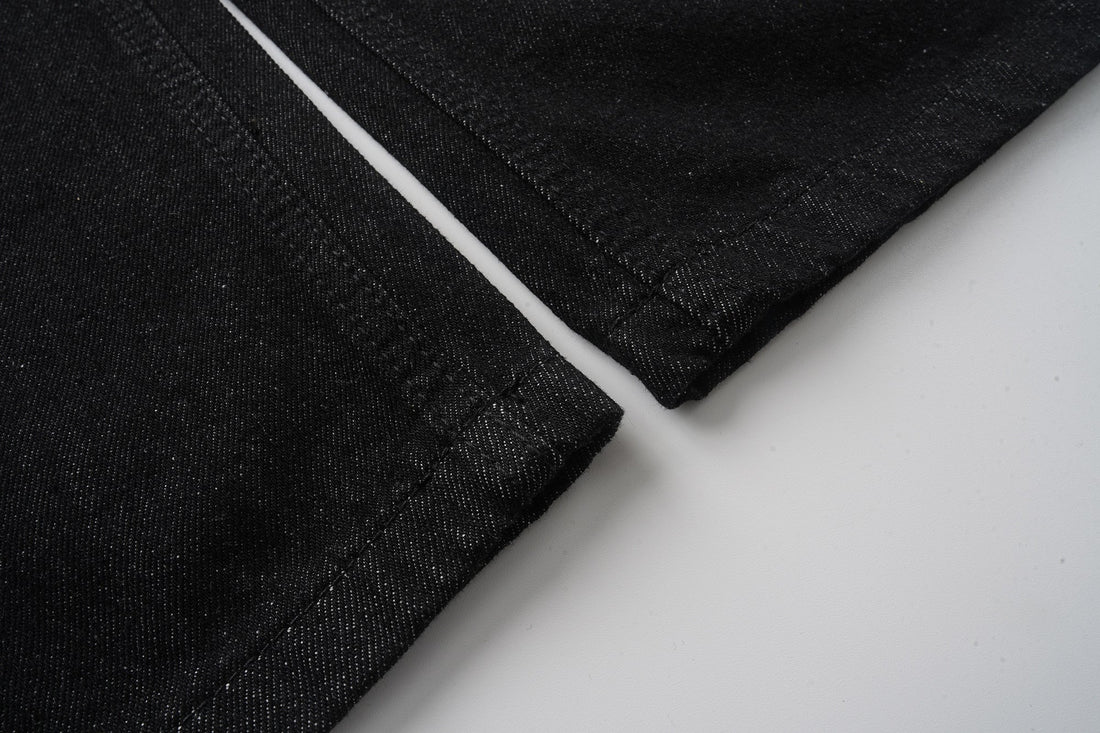 3-6-5.shop Cross Pocket Graphic Wide-Leg Jeans