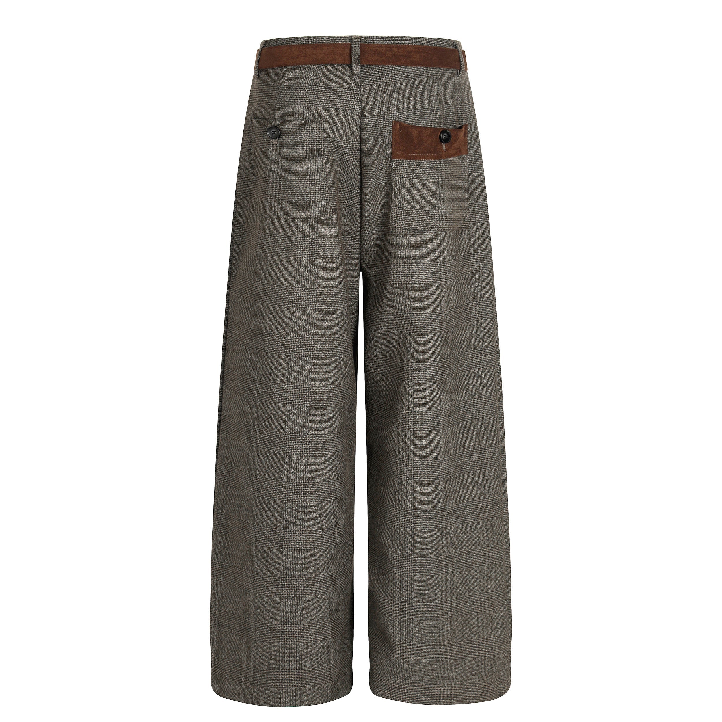 3-6-5.shop Vintage Wide-Leg Suit Pants