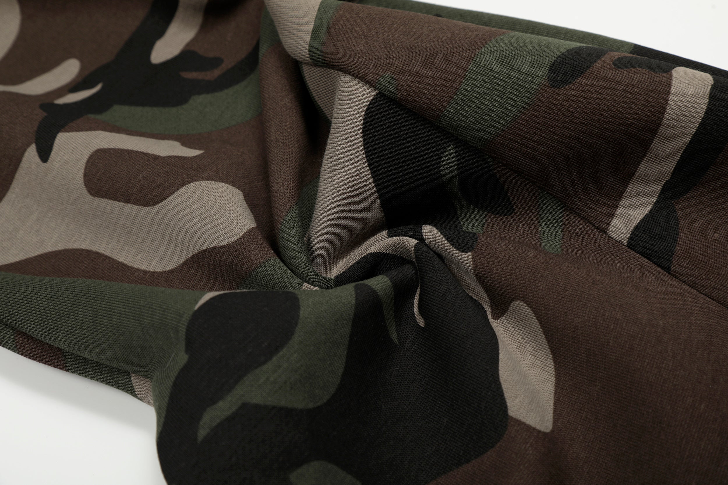 3-6-5.shop Camo Scarf-Wrap Wide Leg Pants