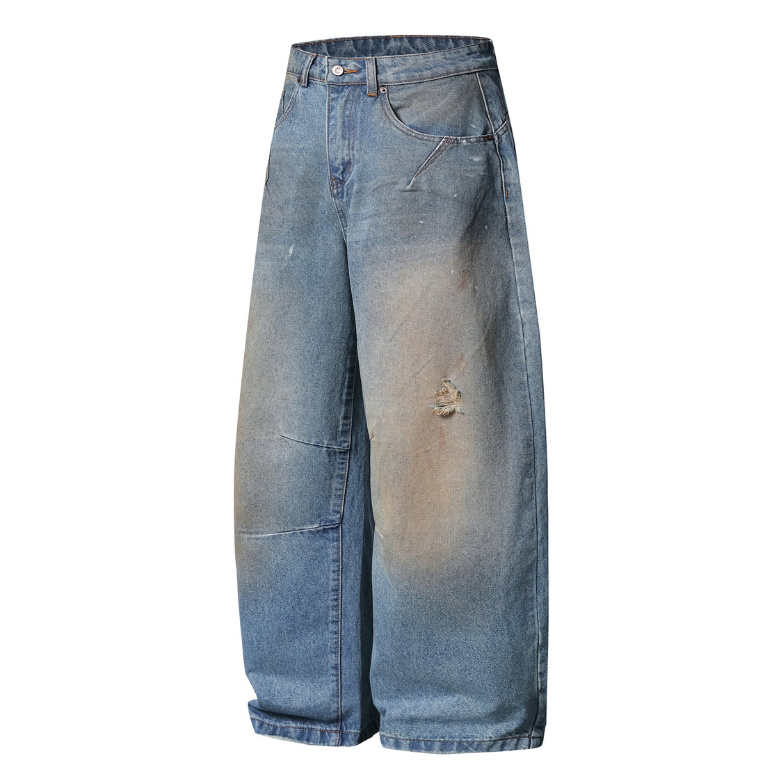 3-6-5.shop Vintage Washed Distressed Jeans