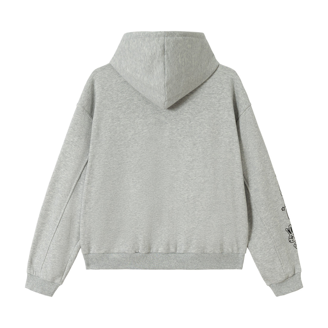 3-6-5.shop Doodle Graphic Zip Hoodie