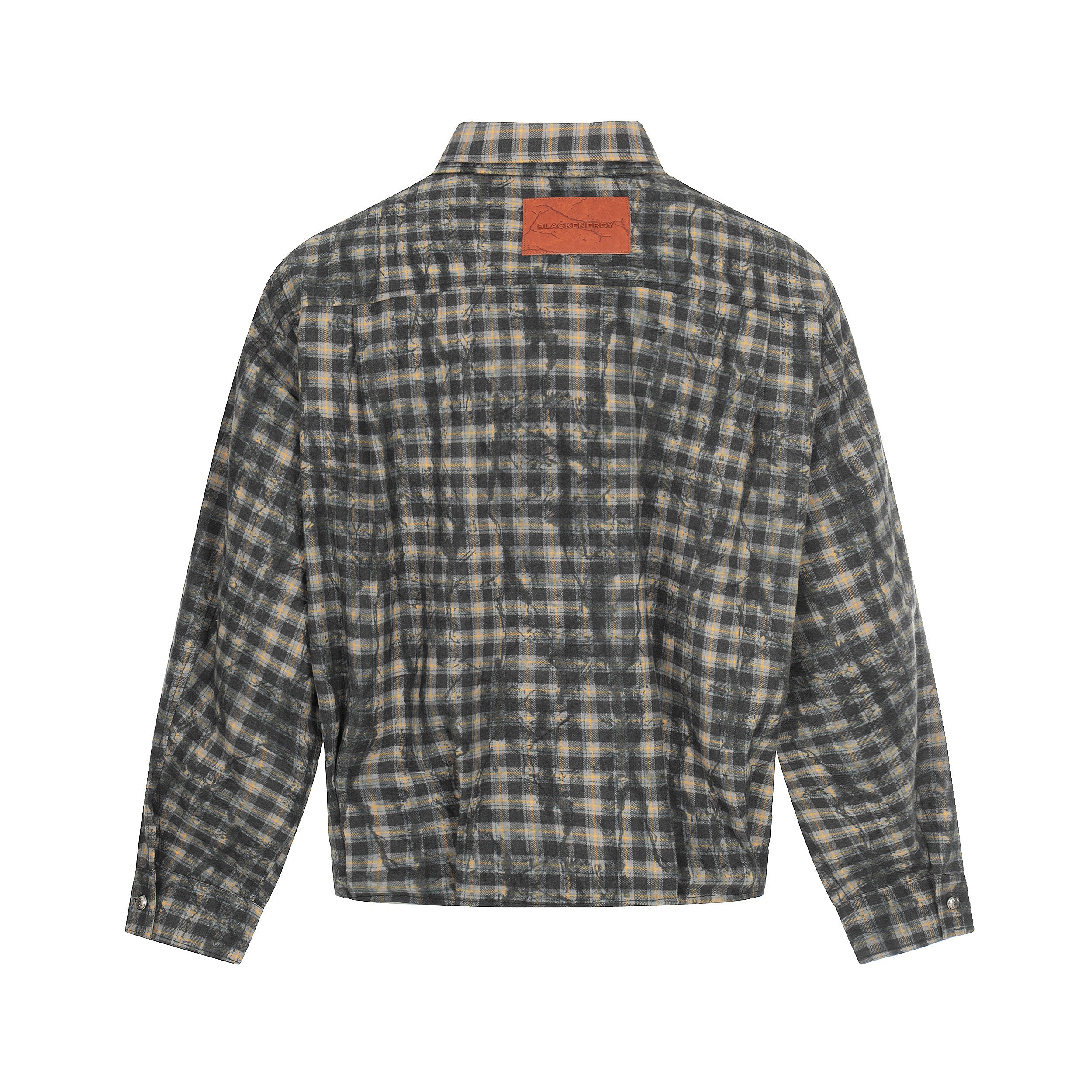 3-6-5.shop Vintage Plaid Button-Up Jacket
