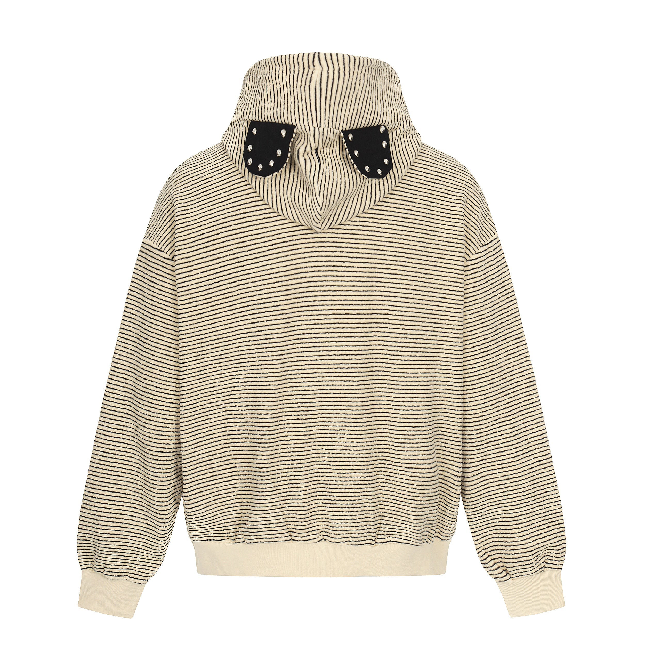 3-6-5.shop Striped Zip Hoodie