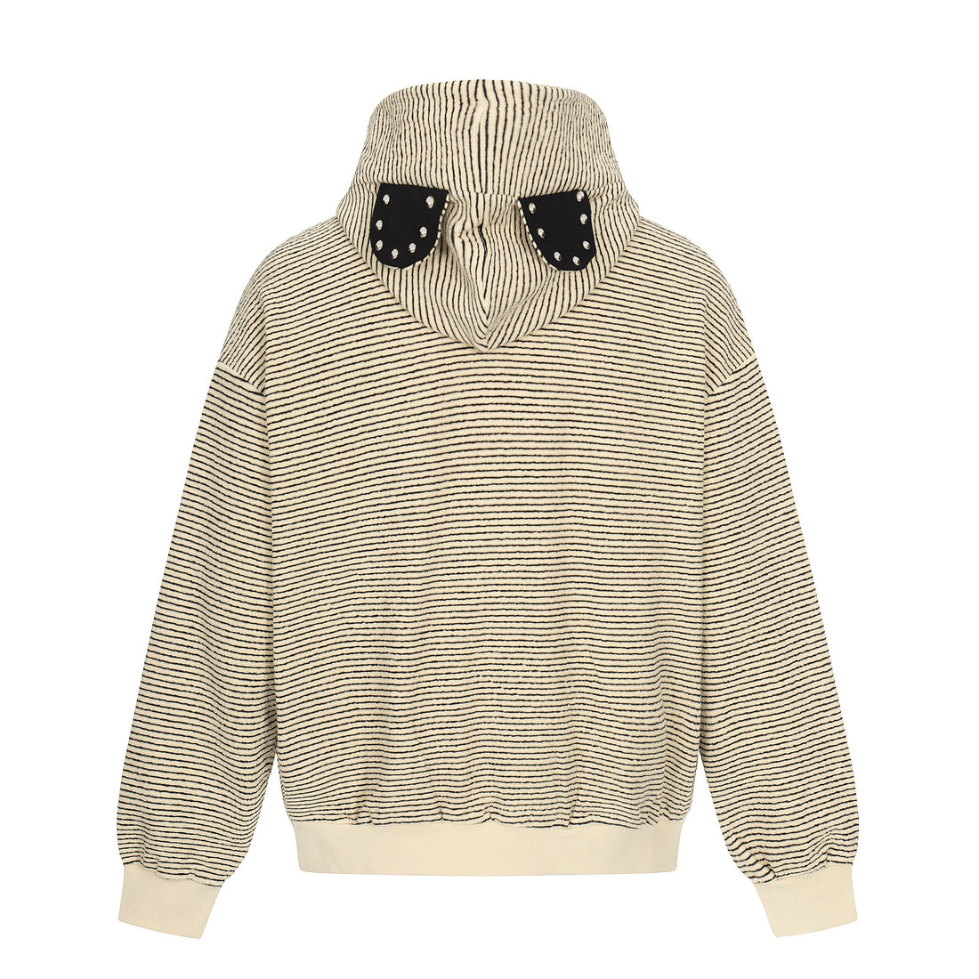 3-6-5.shop Striped Zip Hoodie