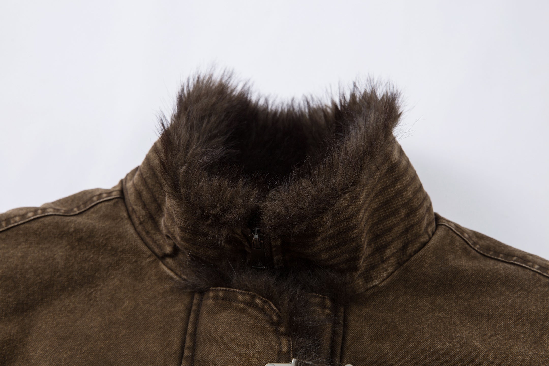 3-6-5.shop Toggle Fur-Lined Jacket