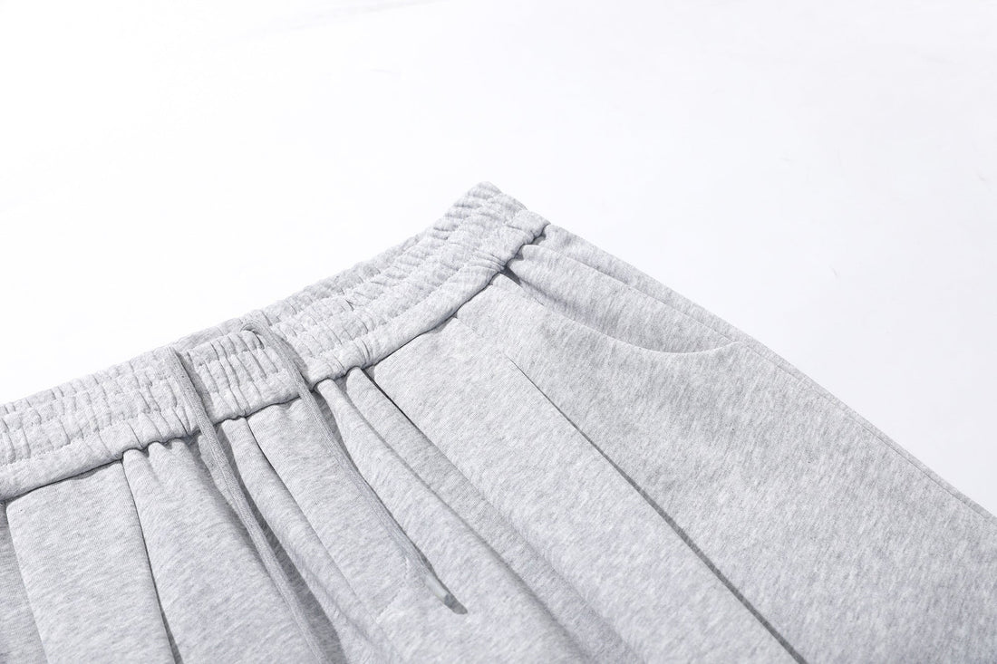 3-6-5.shop Sculpted Pleat Wide-Leg Sweatpants