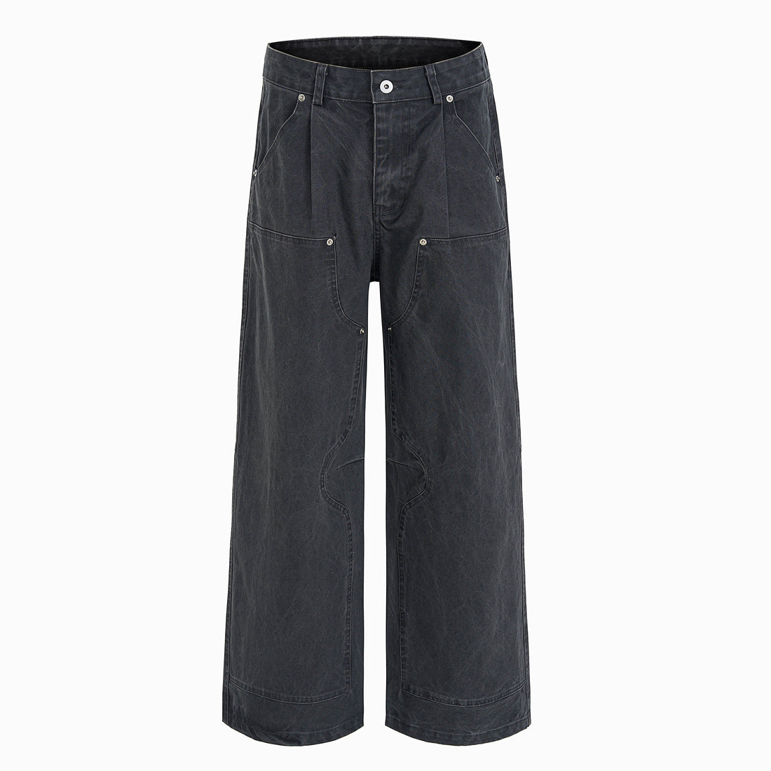 3-6-5.shop Utility Panel Wide-Leg Pants