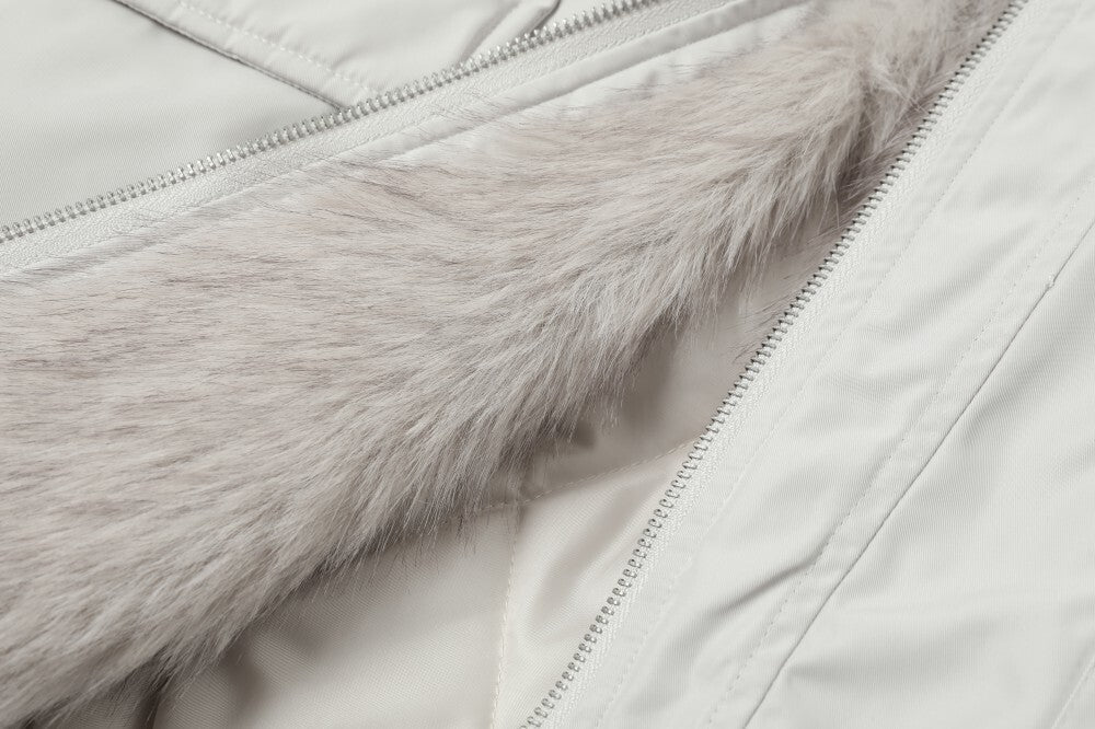 3-6-5.shop Faux Fur Lined Utility Jacket