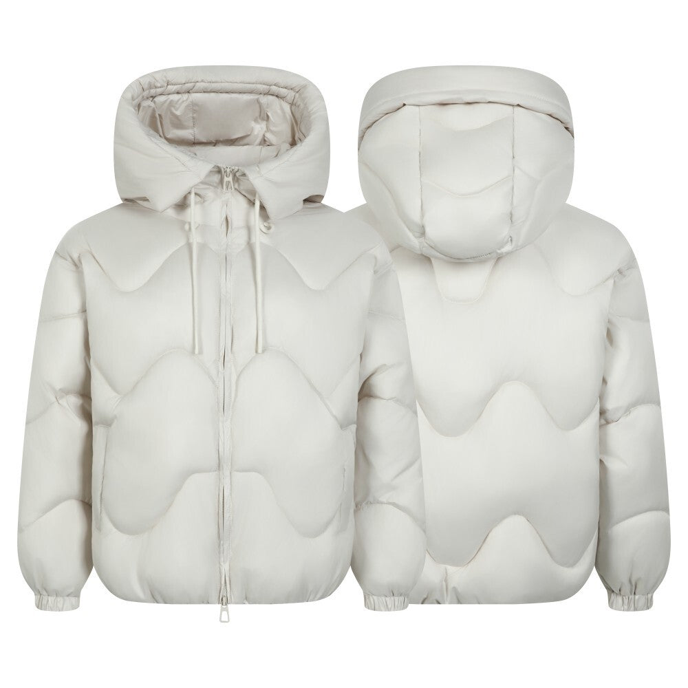 3-6-5.shop Wave-Stitch Puffer Jacket