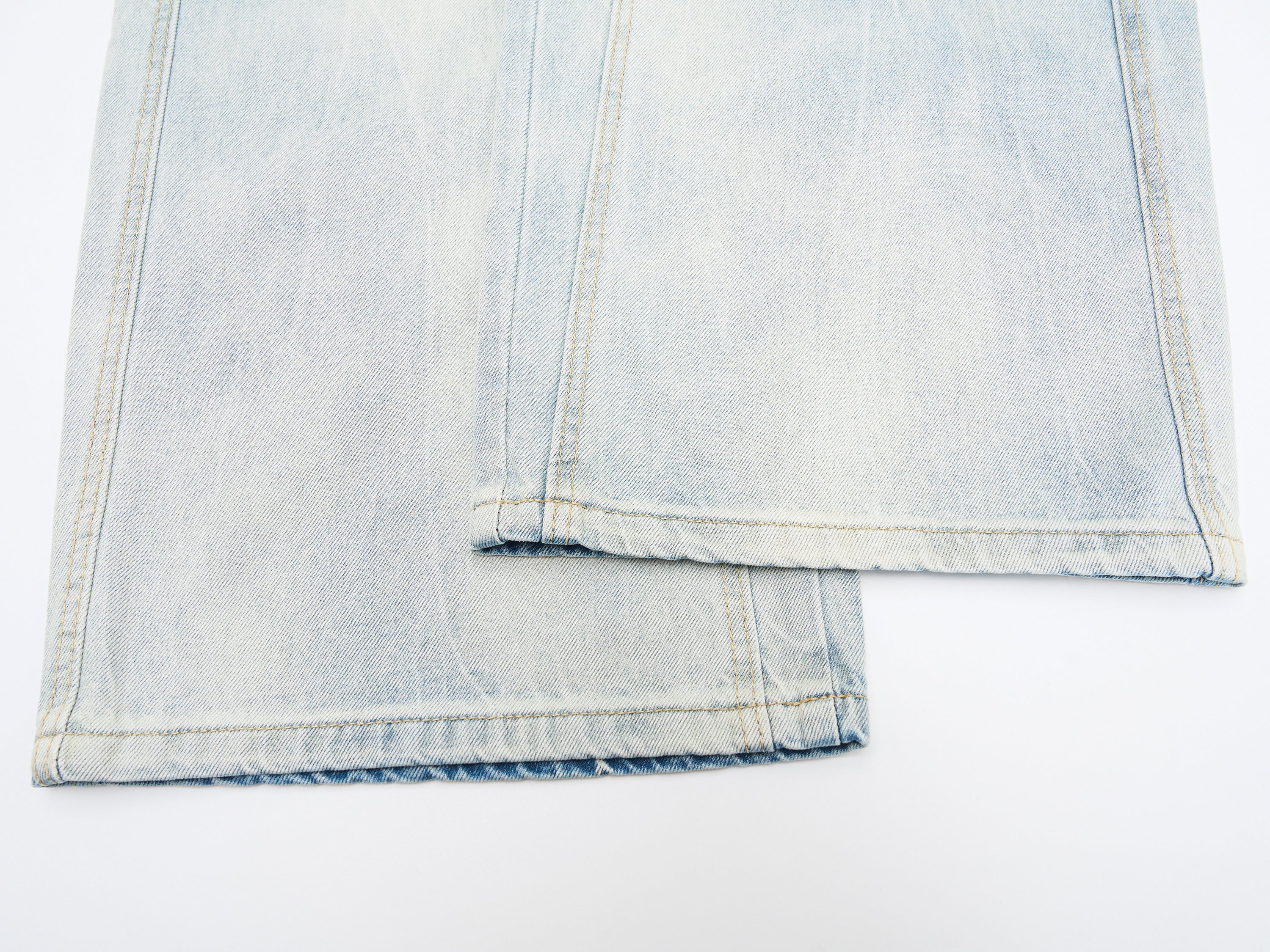 3-6-5.shop Vintage Wide-Leg Washed Jeans
