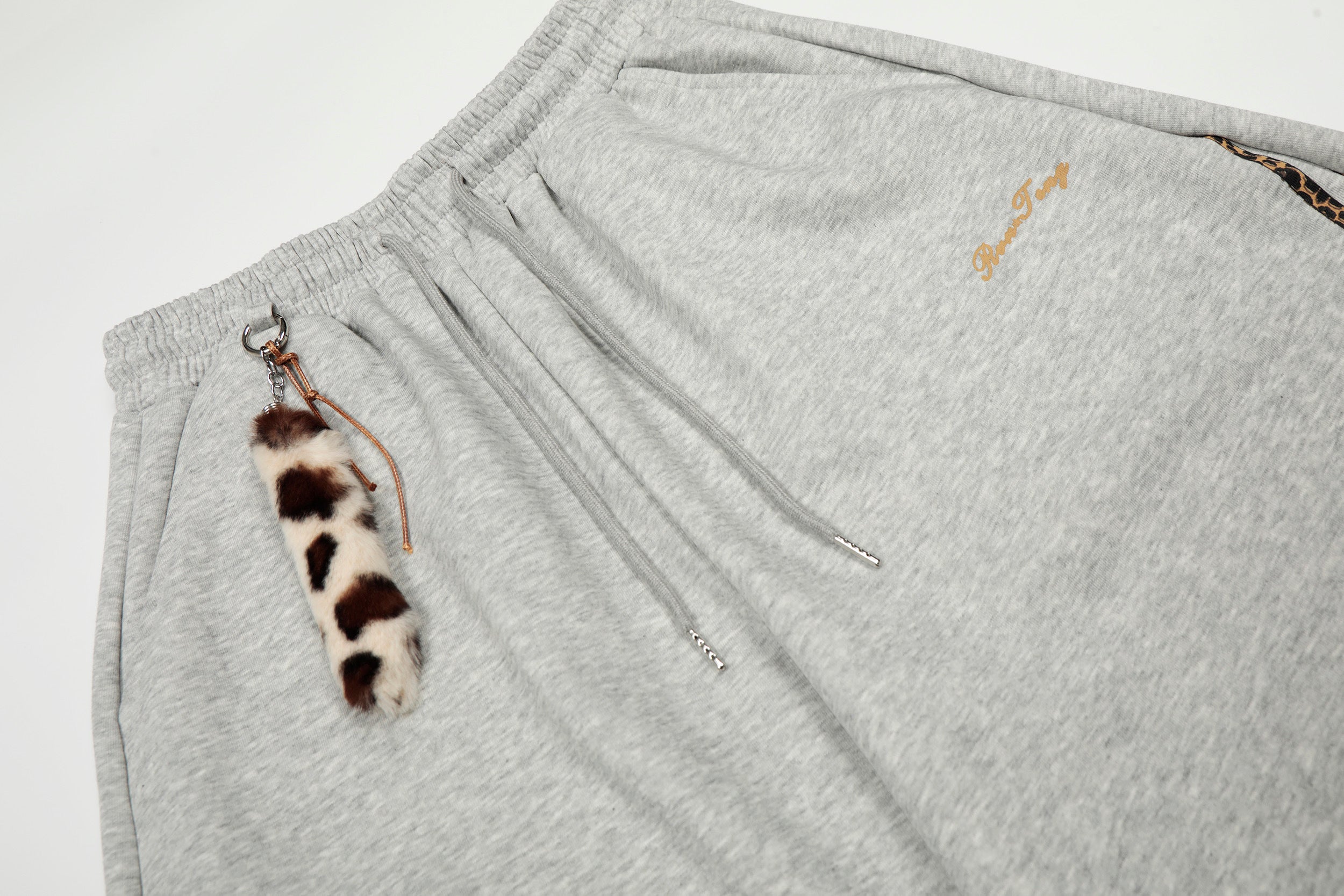 3-6-5.shop Leopard Stripe Loose Sweatpants