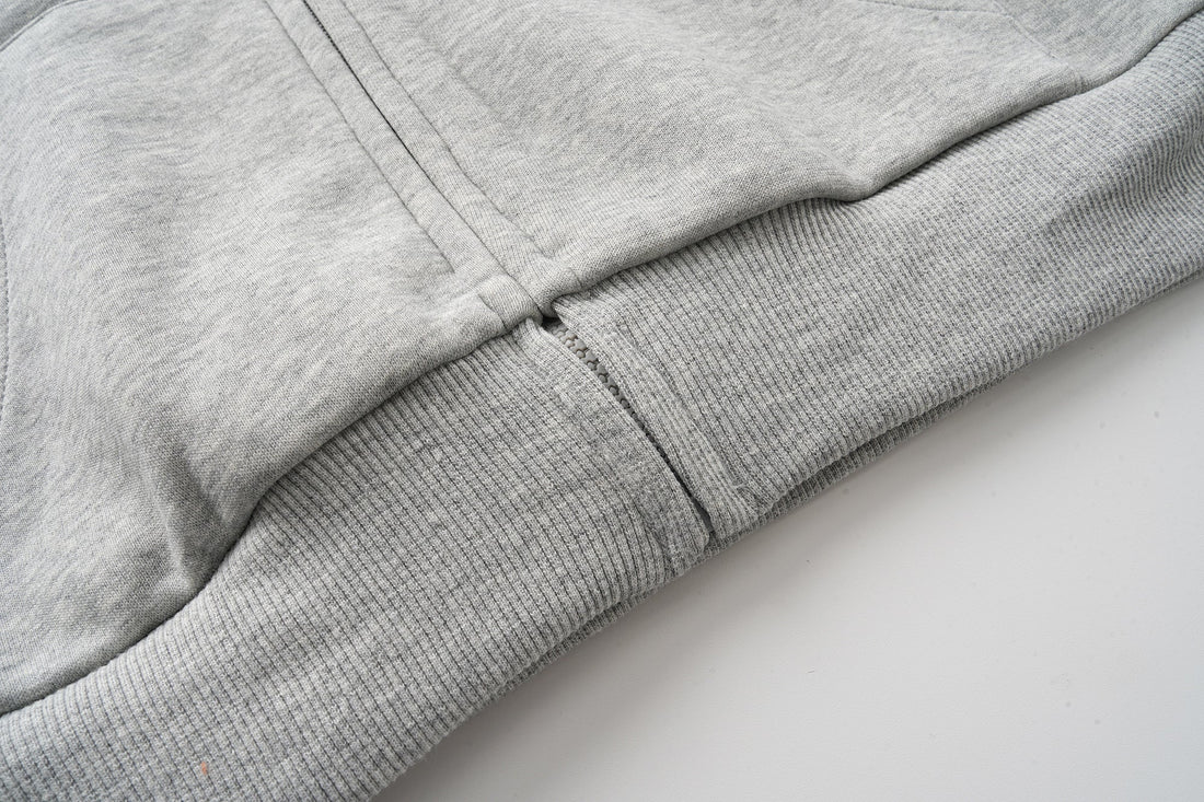 3-6-5.shop “Business Card” Graphic Zip Hoodie