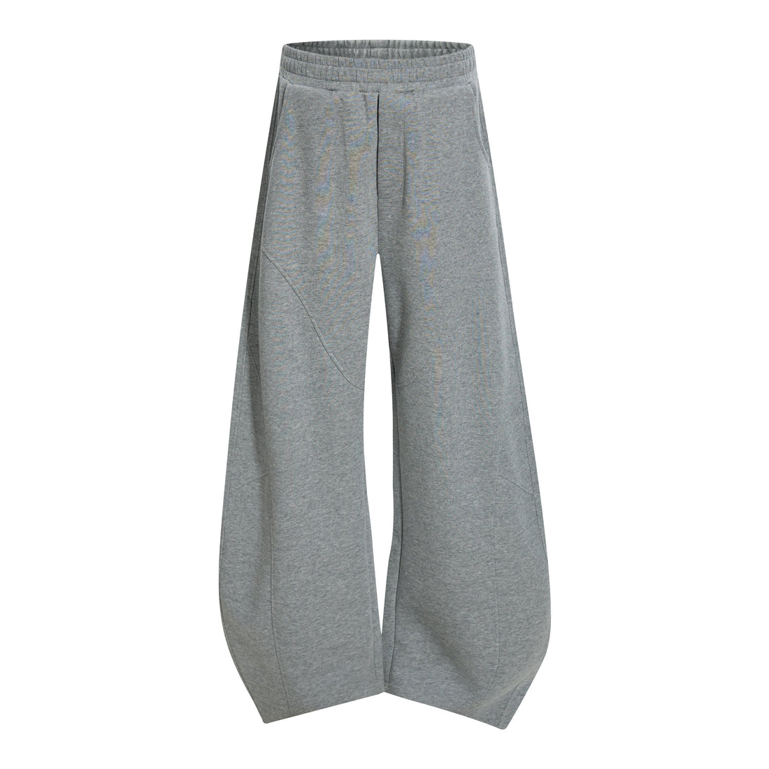 3-6-5.shop Curved Panel Wide-Leg Sweatpants