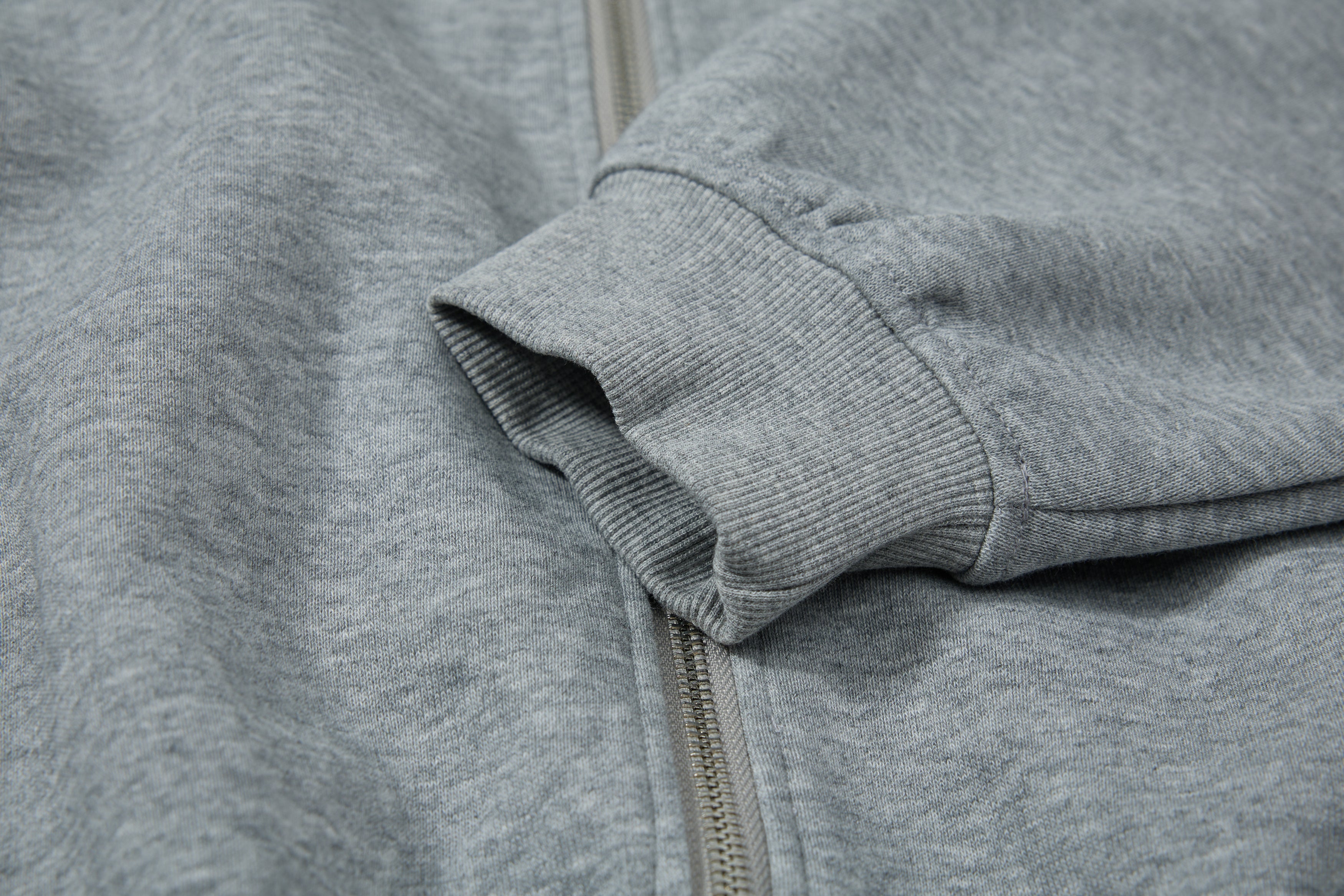 3-6-5.shop Curved Panel Full-Zip Hoodie