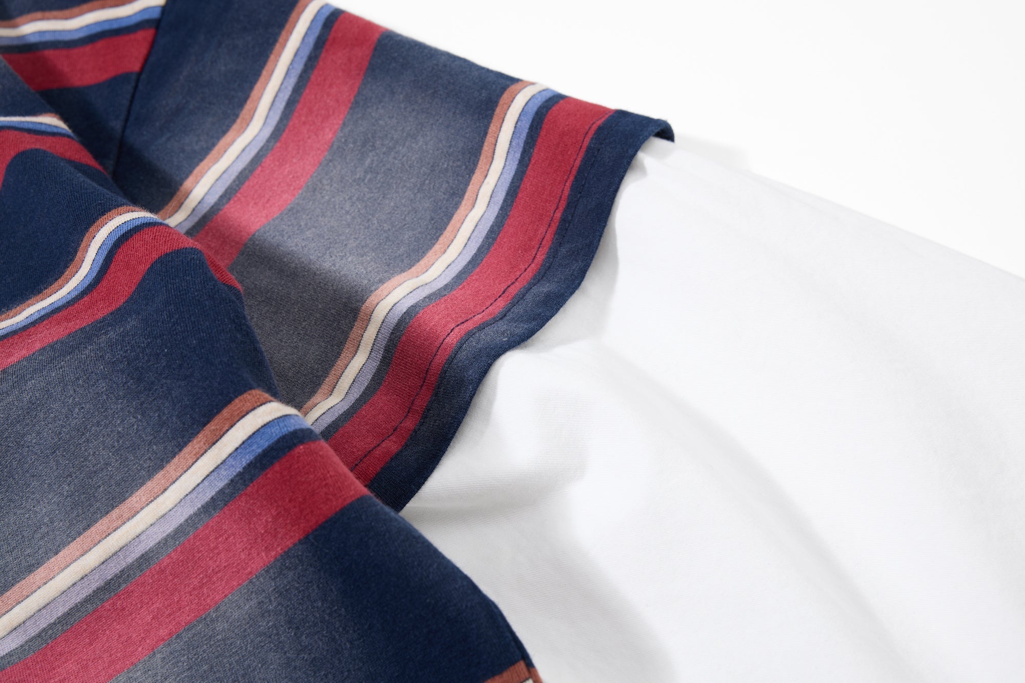 3-6-5.shop Layered Stripe Polo Long-Sleeve