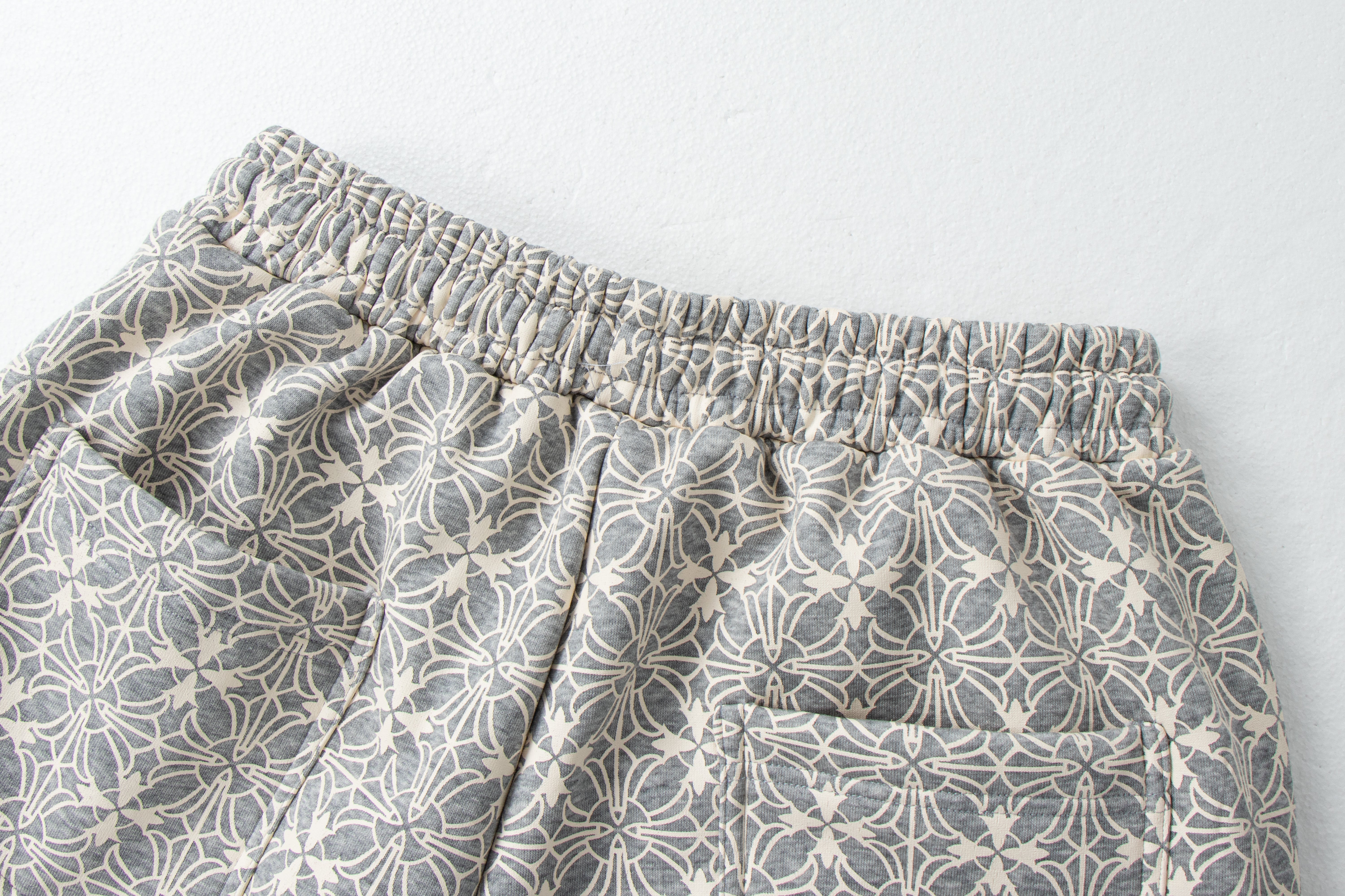 3-6-5.shop All-Over Pattern Graphic Wide-Leg Pants
