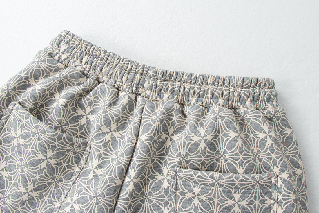 3-6-5.shop All-Over Pattern Graphic Wide-Leg Pants