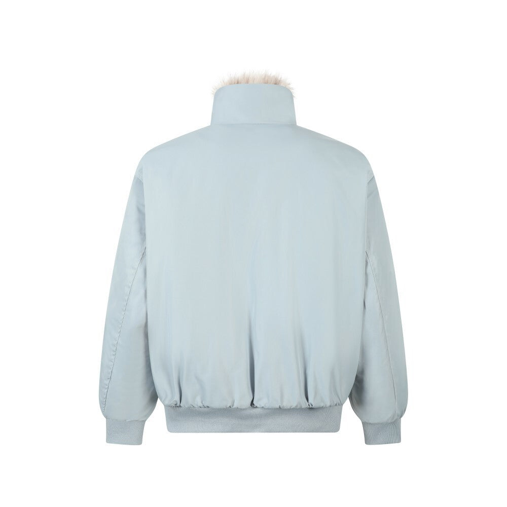 3-6-5.shop Faux Fur Lined Utility Jacket