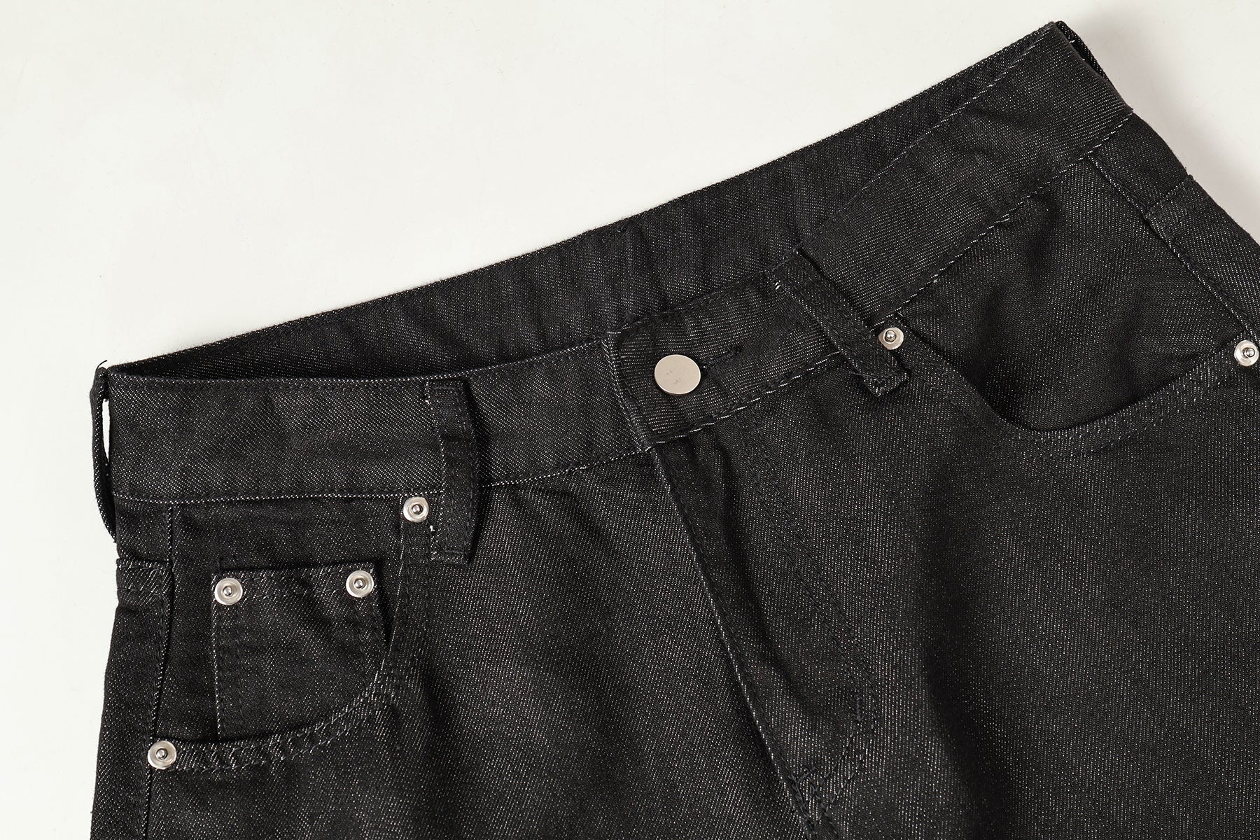 3-6-5.shop Cross Pocket Wide-Leg Jeans