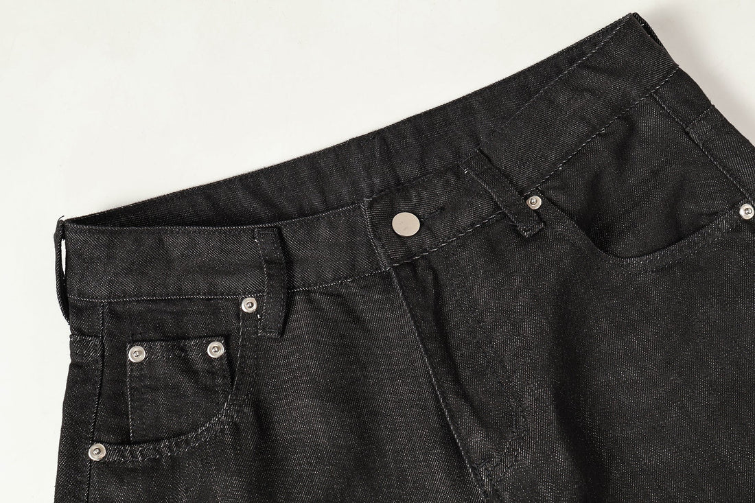 3-6-5.shop Cross Pocket Wide-Leg Jeans