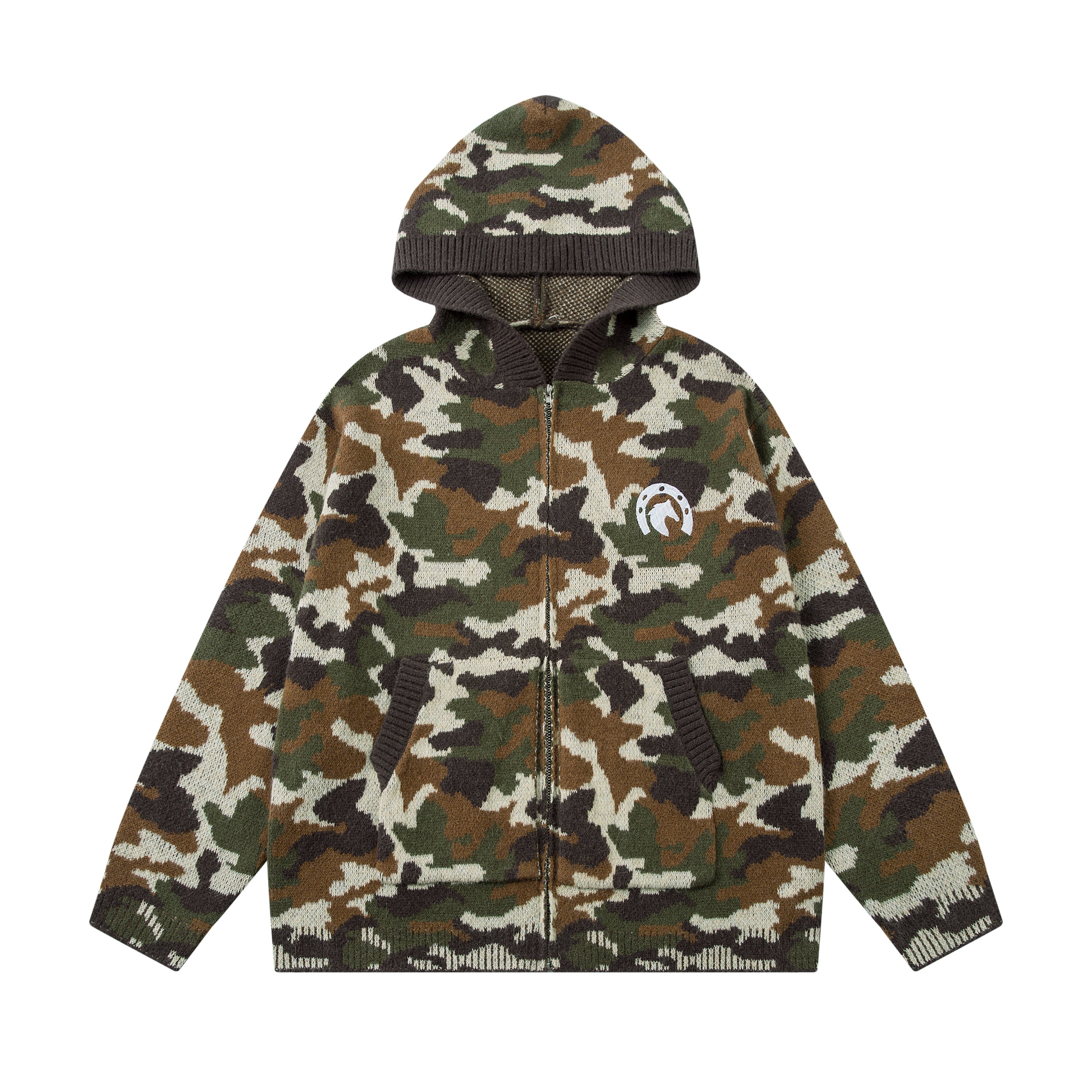 3-6-5.shop “07 Camo Knit Sweater”