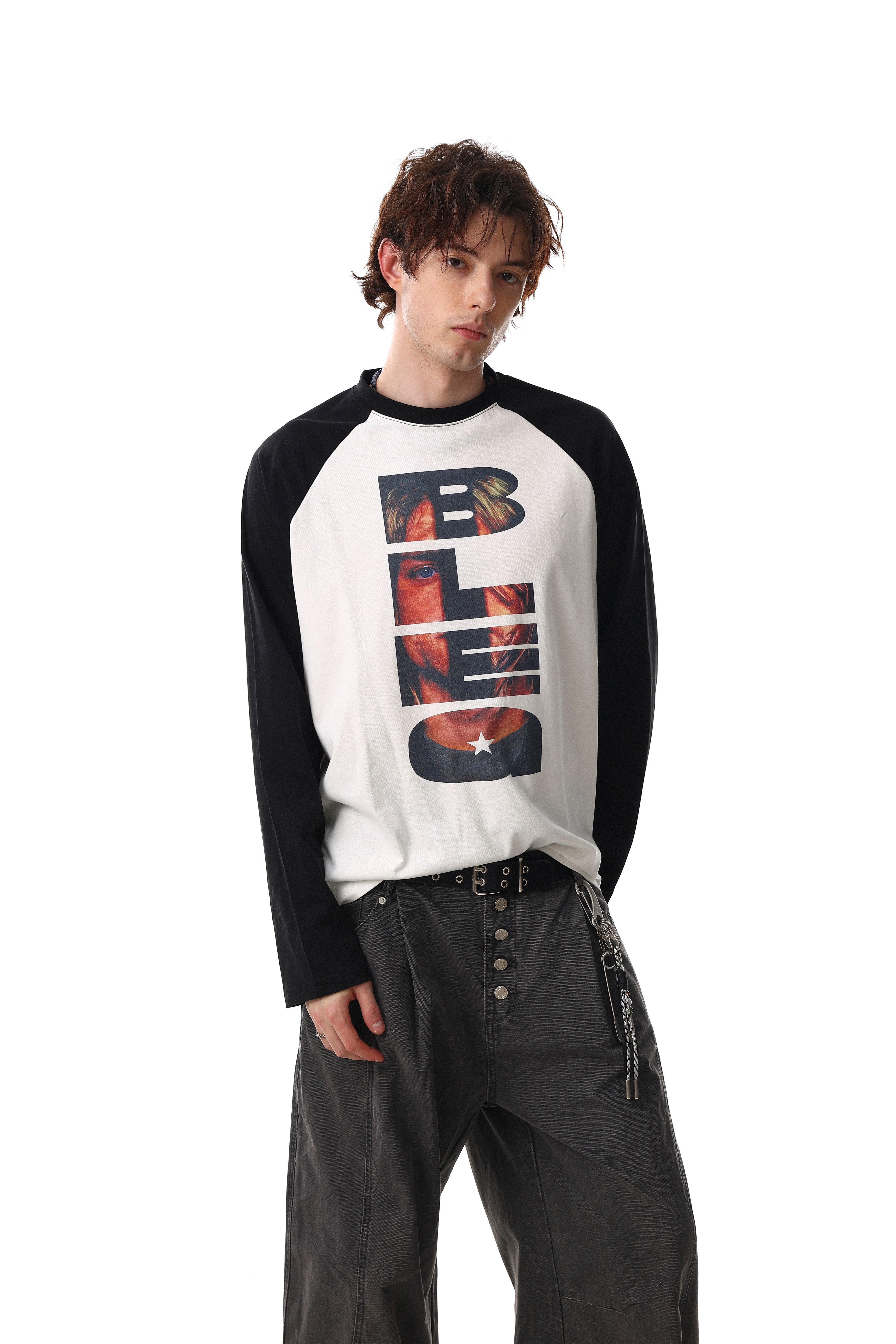 3-6-5.shop Graphic Raglan Long Sleeve Tee
