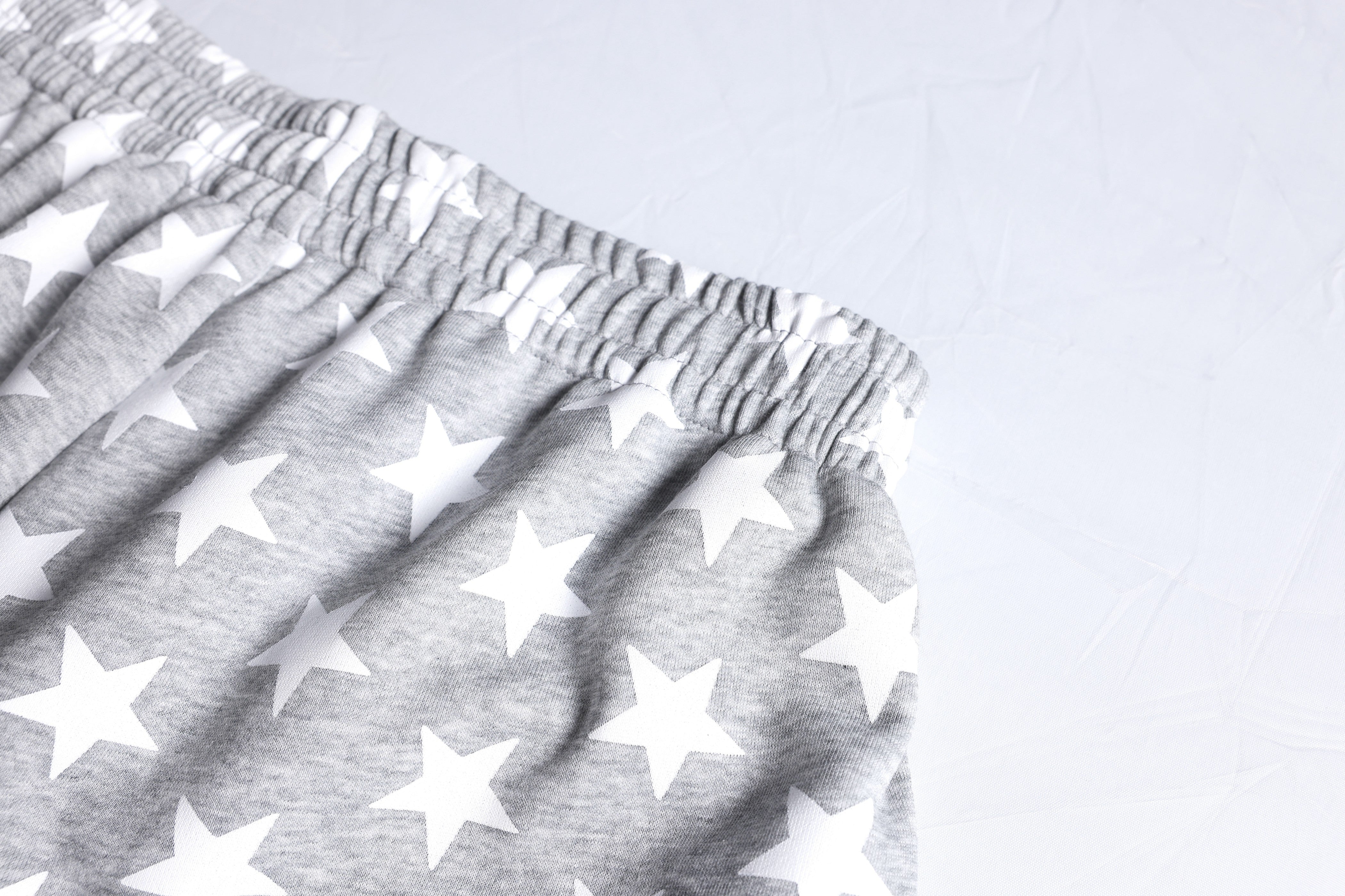 3-6-5.shop Star Print Wide-Leg Sweatpants