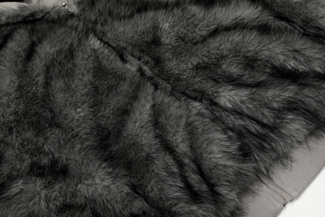 3-6-5.shop Reversible Faux Suede Fur Hooded Jacket