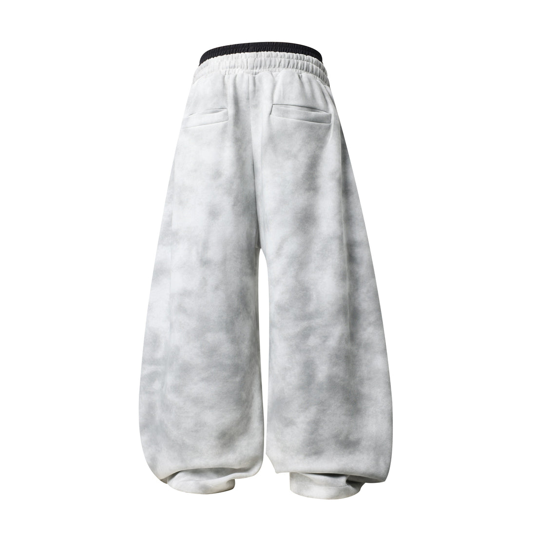 3-6-5.shop Barcode Graphic Wide-Leg Pants