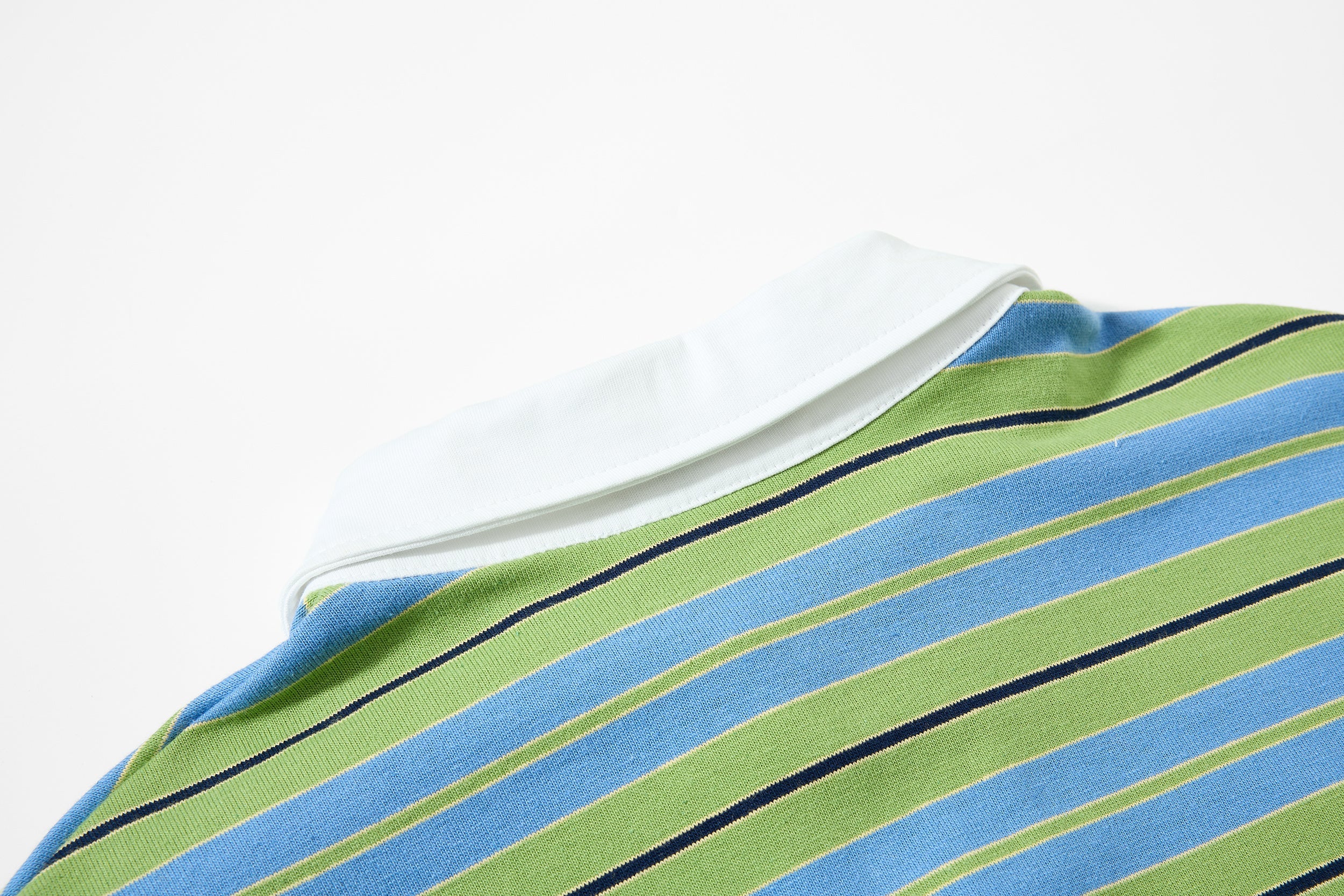 3-6-5.shop Striped Graphic Layered Polo