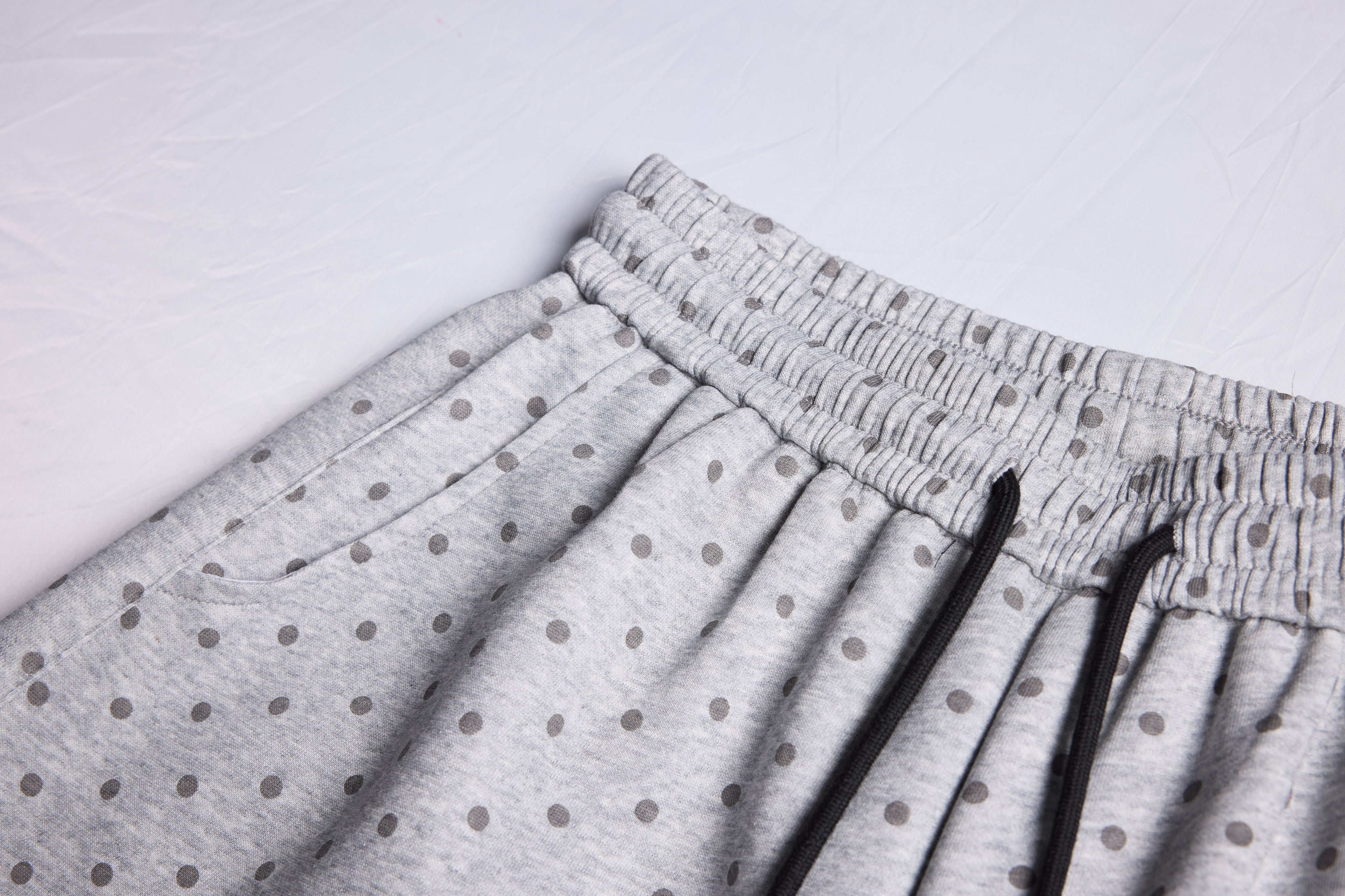 3-6-5.shop Polka Dot Wide-Leg Sweatpants