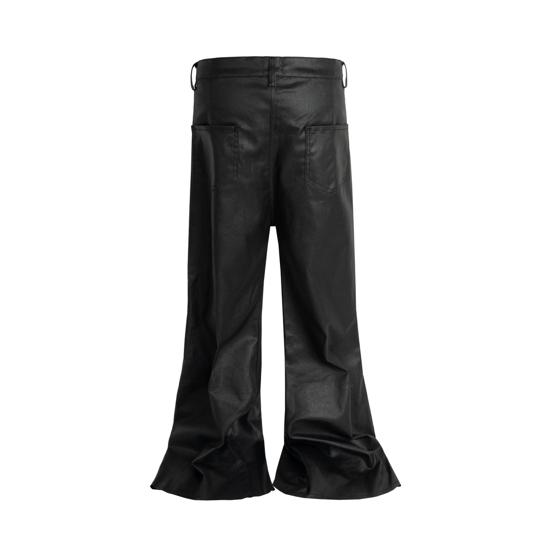 3-6-5.shop Blade-Cut Zip Leather Pants