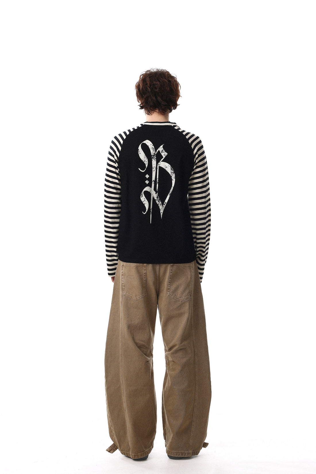 3-6-5.shop Cross Graphic Raglan Long Sleeve Tee