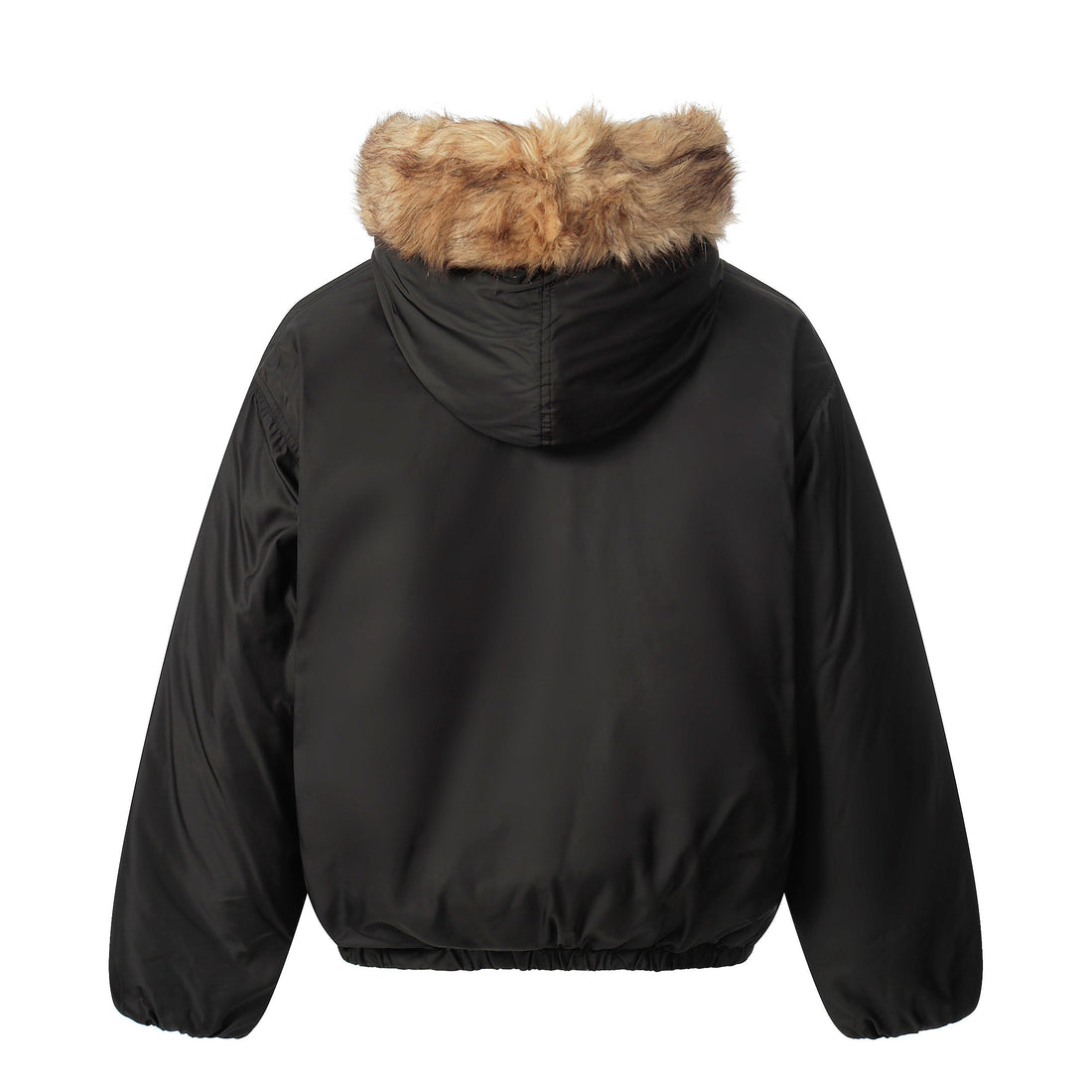 3-6-5.shop Faux Fur Trimmed Puffer Jacket