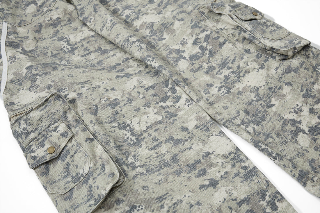 3-6-5.shop Tactical Camo Stripe Cargo Pants