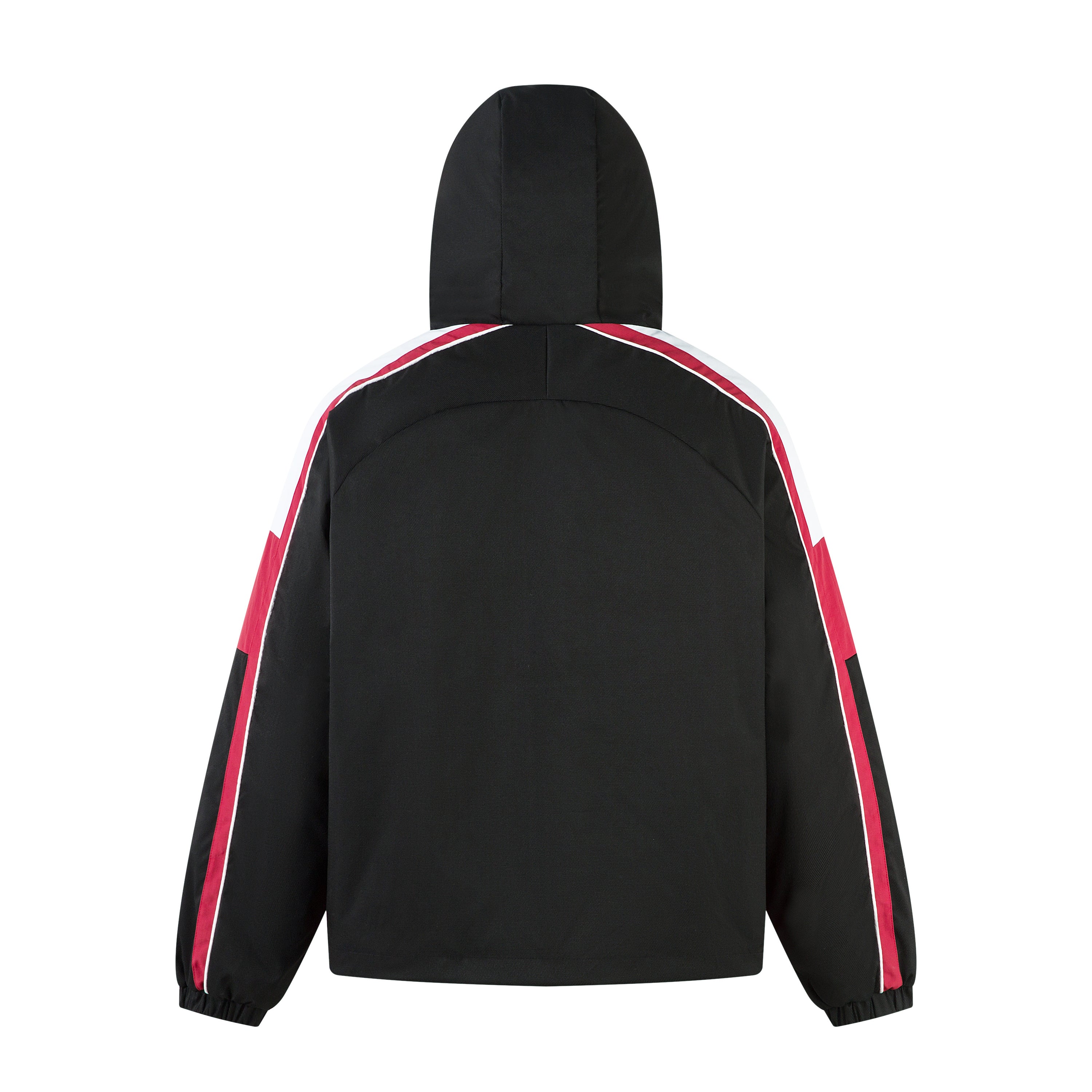 3-6-5.shop Racing Patch Faux Fur Hood Jacket